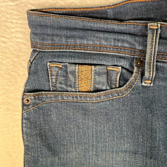 Levis Womens‎ 512 Perfectly Slimming Straight Leg Jeans Blue Mid Rise 10M 30x32 - Picture 8 of 12